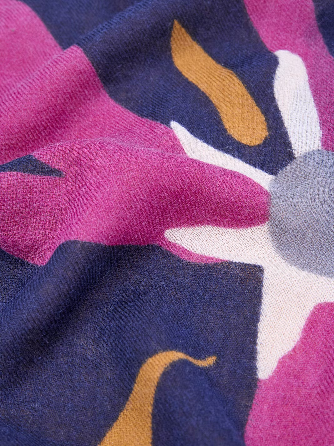 Bold Flowers foulard Ochre