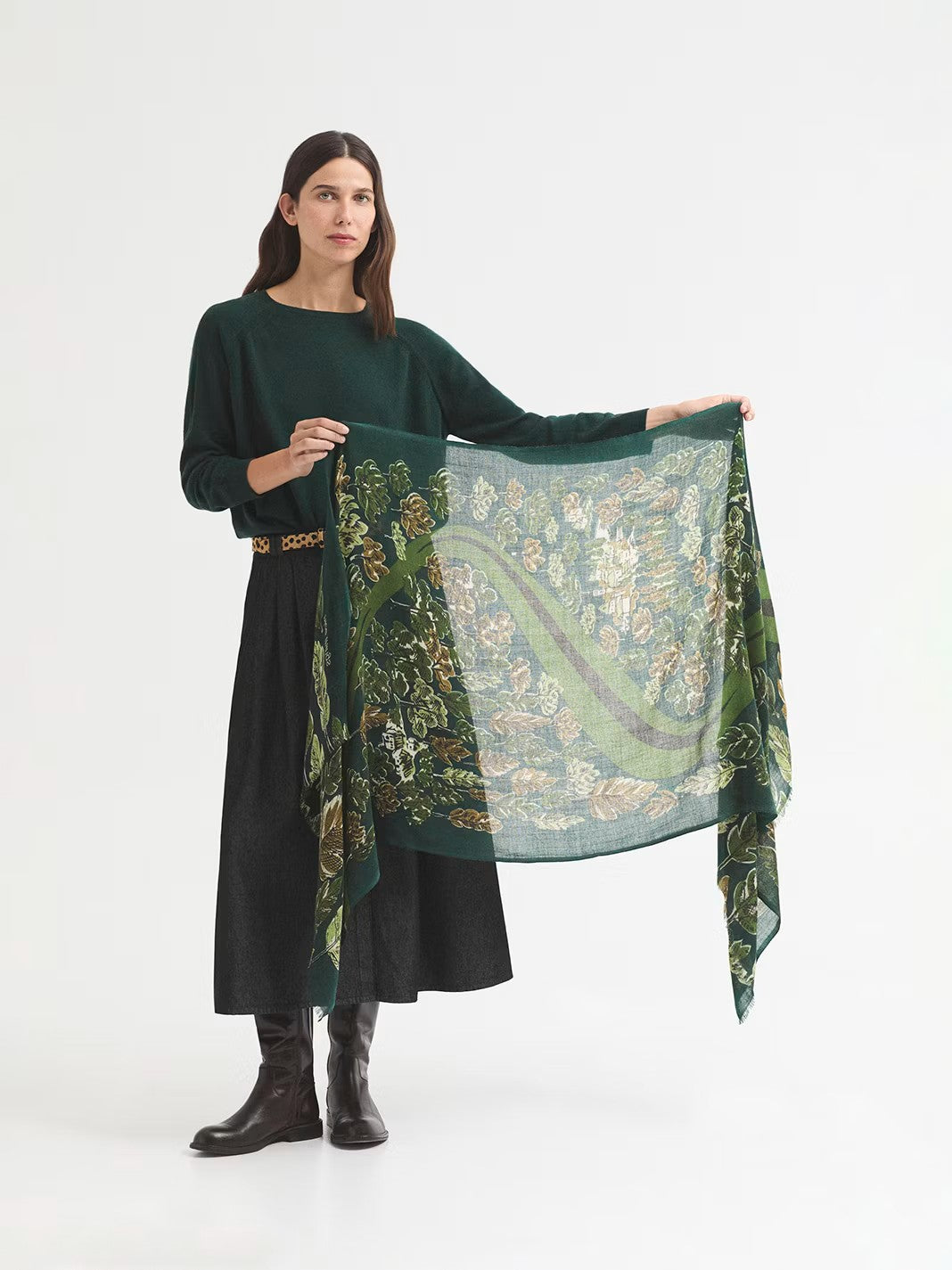 Long Path foulard Green