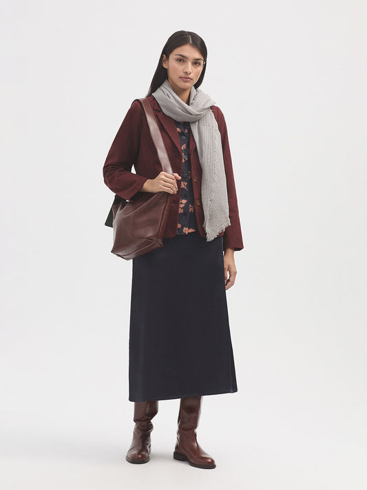 Plain gray foulard