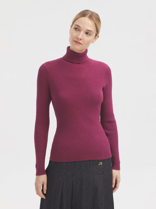 Basic roll neck jumper