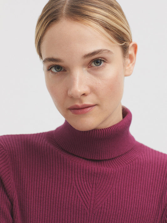 Basic roll neck jumper