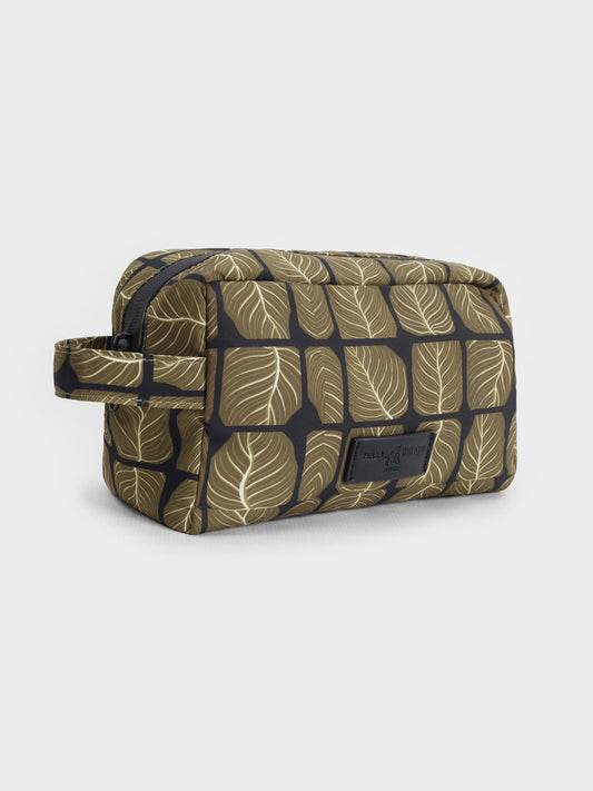 Printed nylon vanity bag