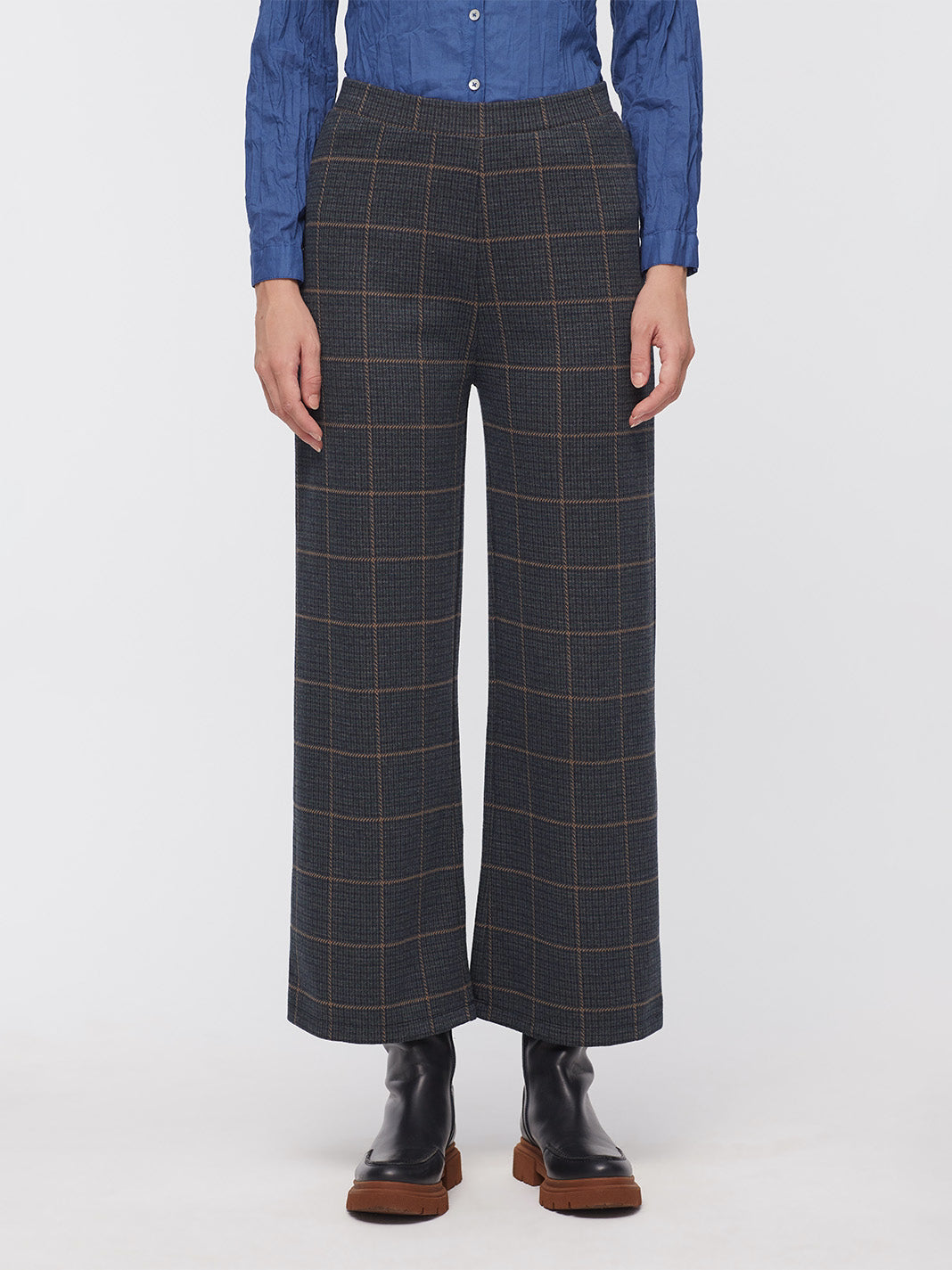 Checked trousers