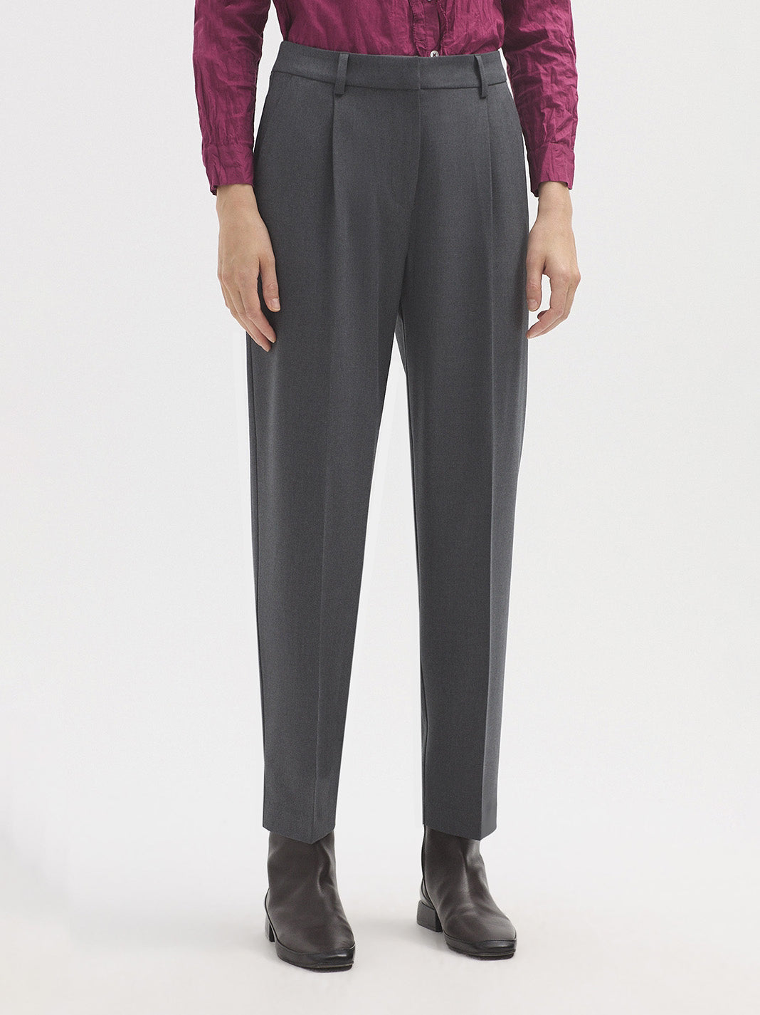 Darted trousers