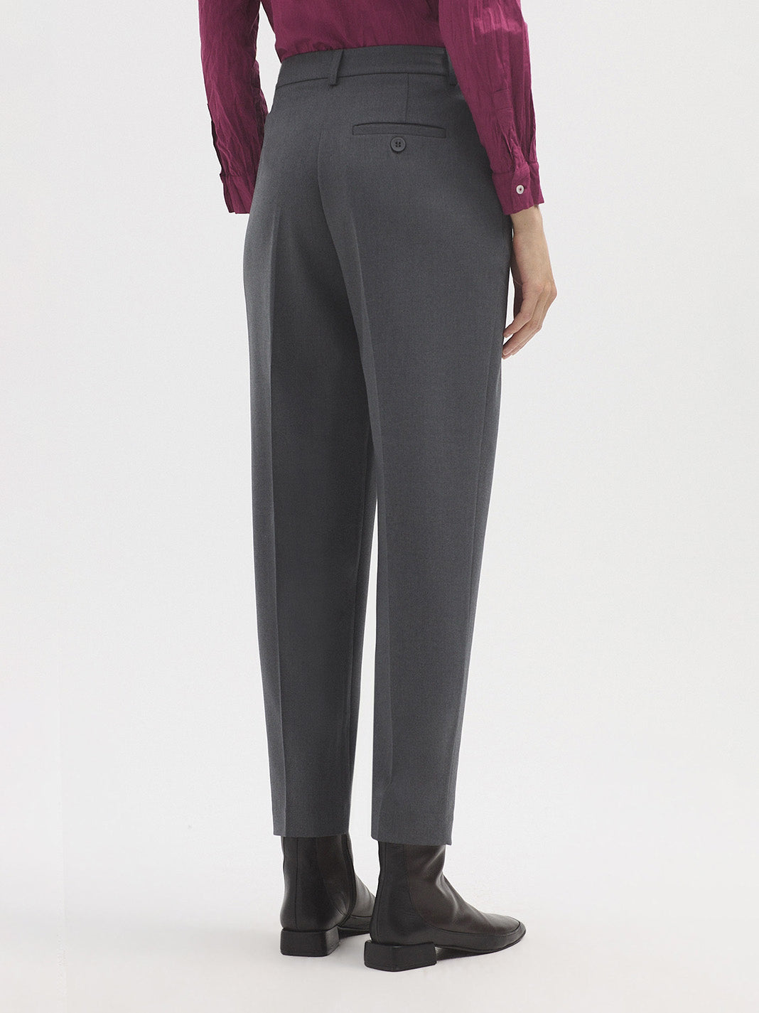 Darted trousers