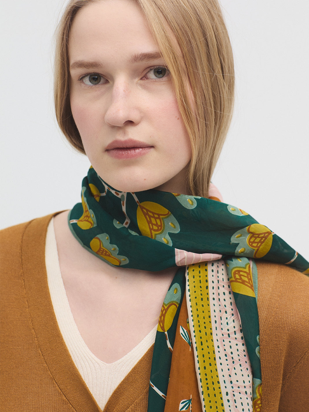 Samoa Patch viscose foulard