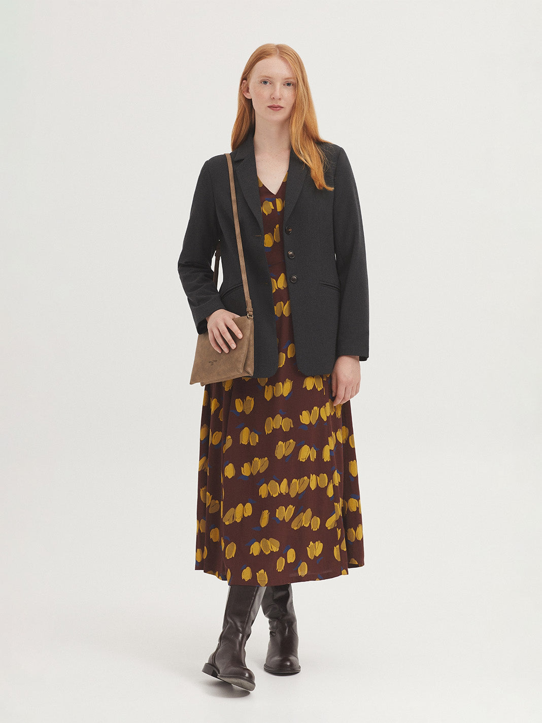 Tulips print dress