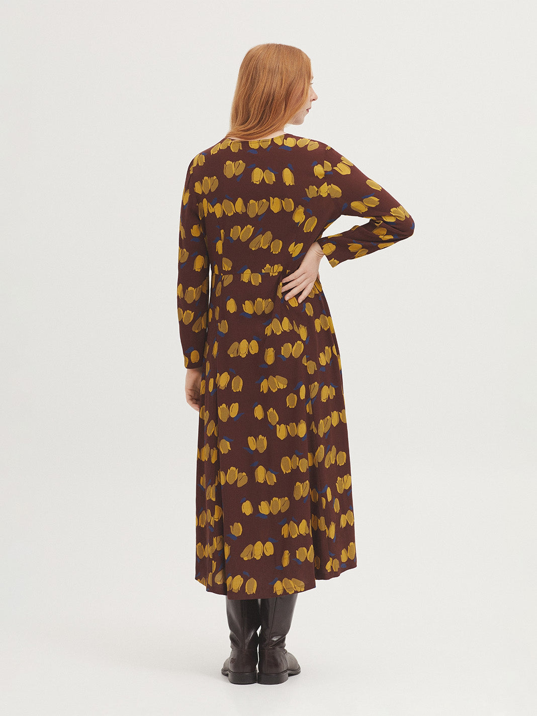 Tulips print dress