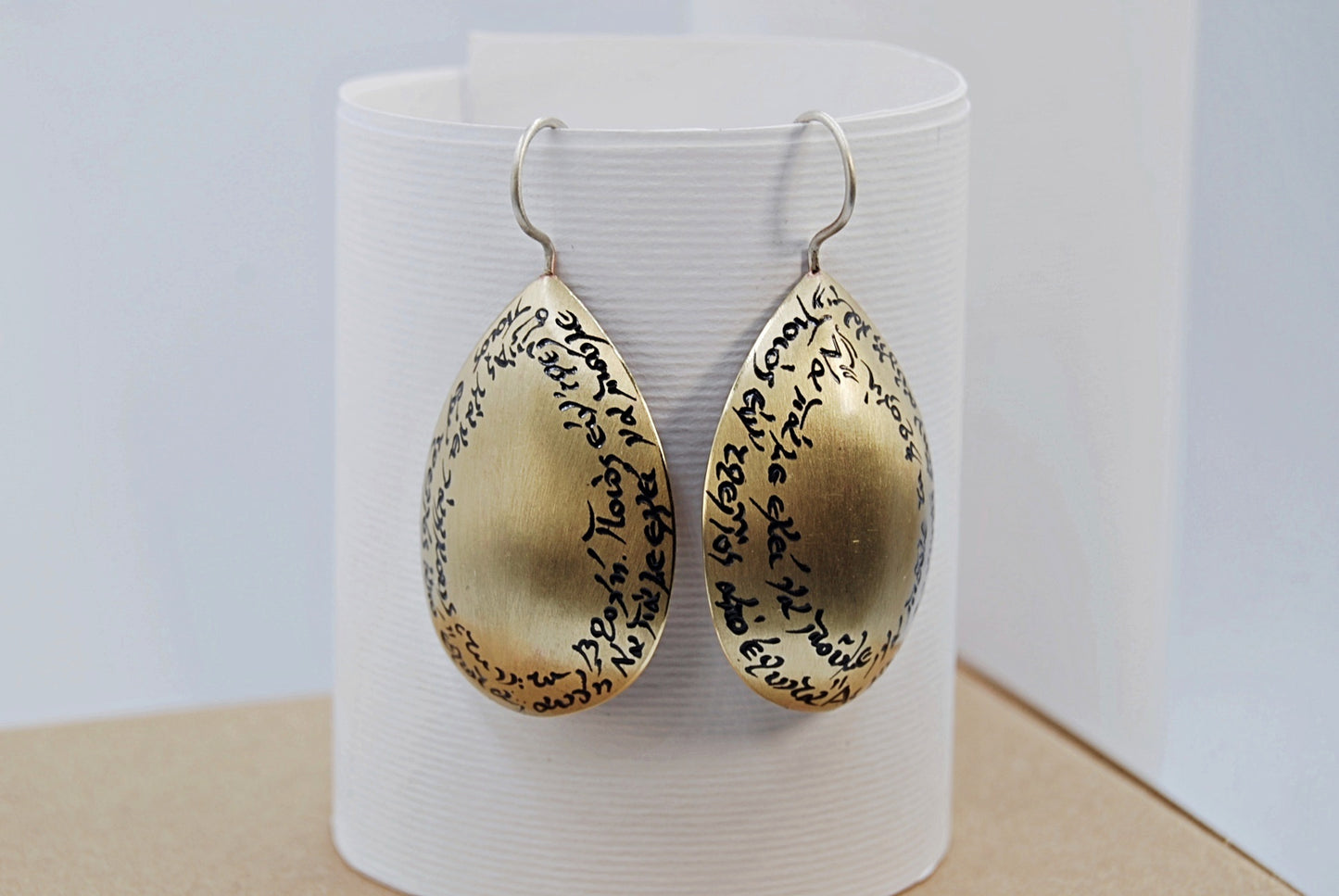 Bronze earrings