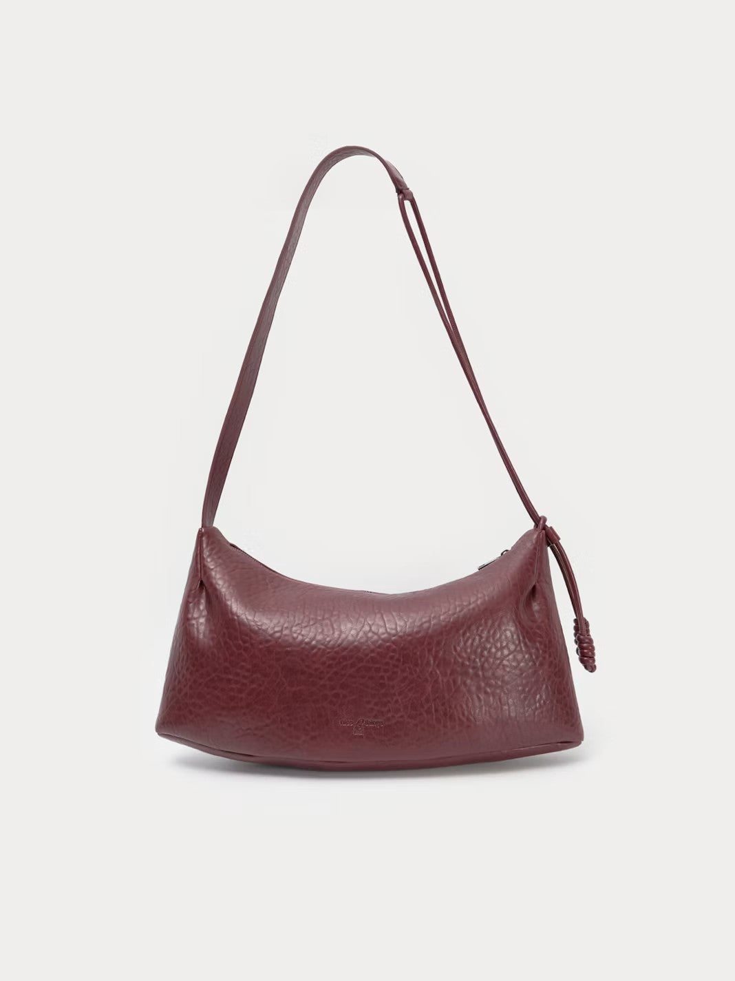 Debossed bag Bordeaux