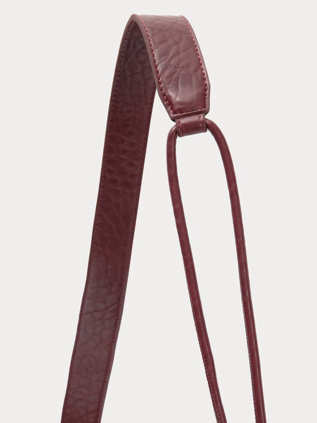 Debossed bag Bordeaux
