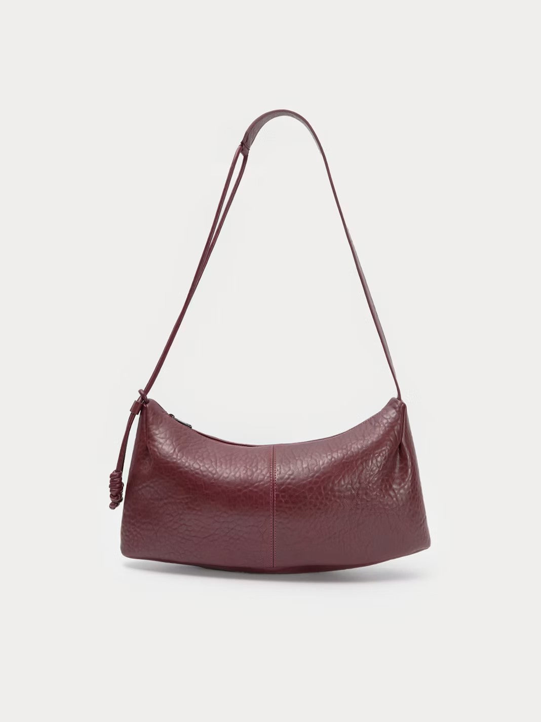 Debossed bag Bordeaux