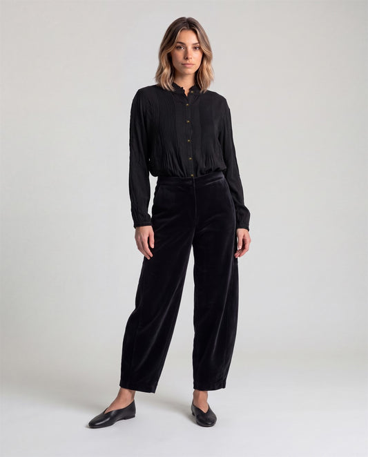 Barrel pants Black