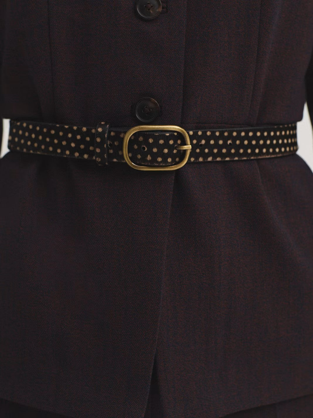 Printed belt Black