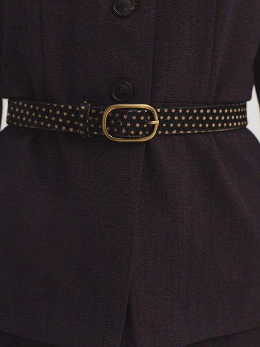 Printed belt Black