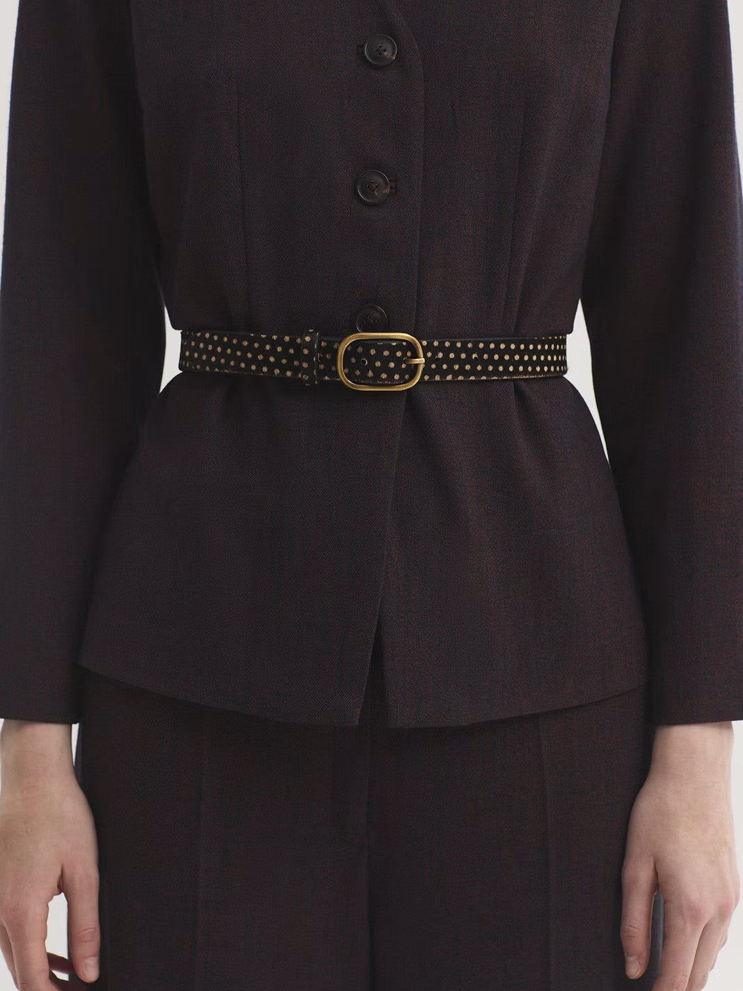 Printed belt Black