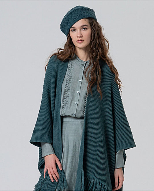 Tricot beret Cobalt Blue