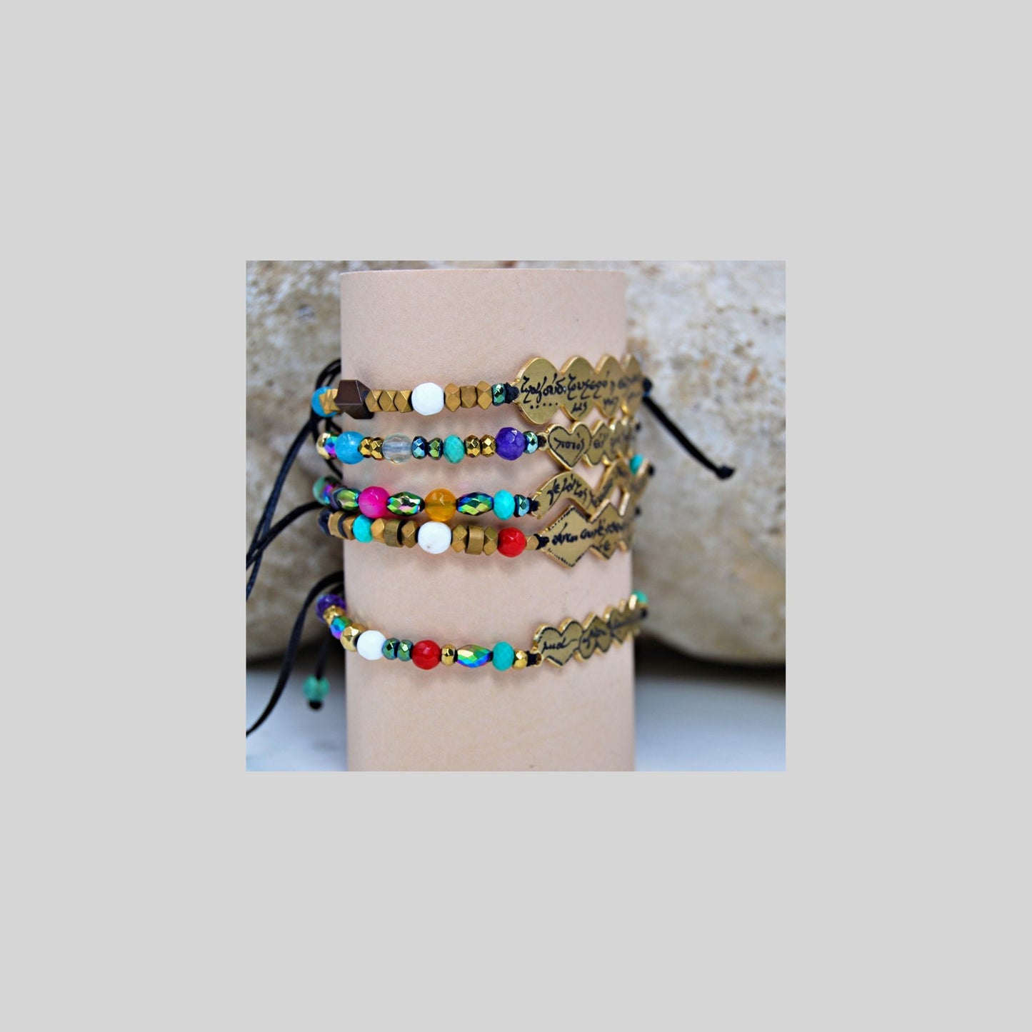 Bracelet bronze "rhombus"