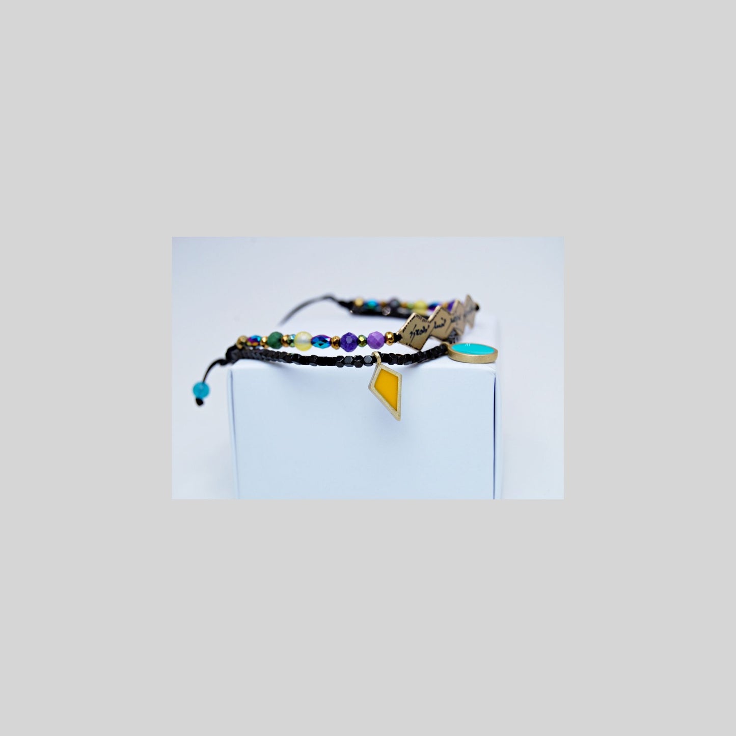 Bracelet double bronze Black