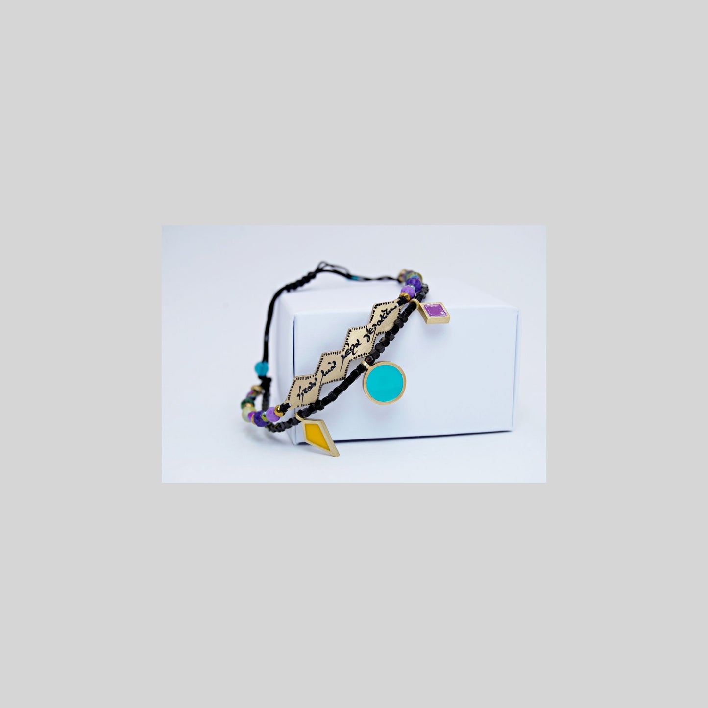 Bracelet double bronze Black