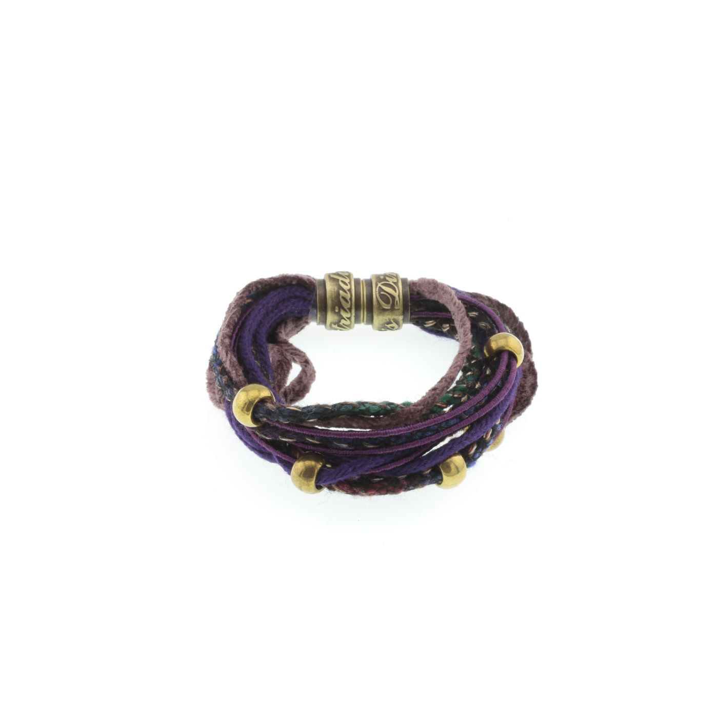 Bracelet fabric purple