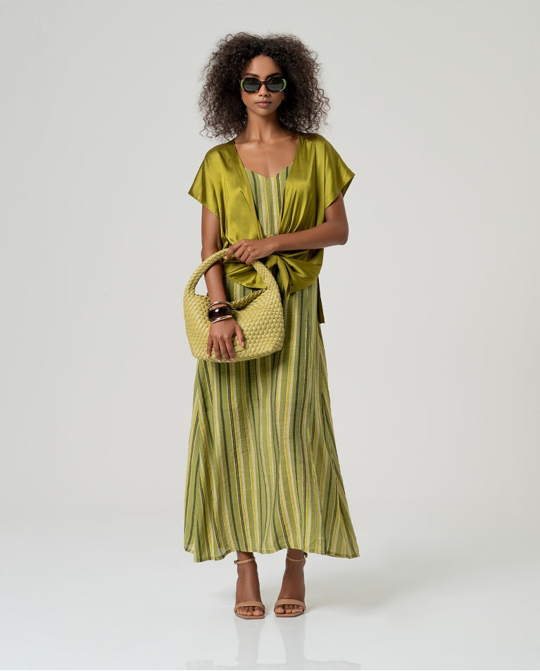 Braided bag  Lime