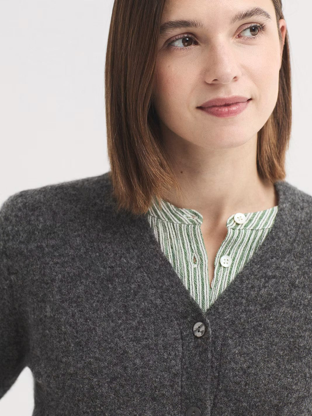 Bird cardigan Grey