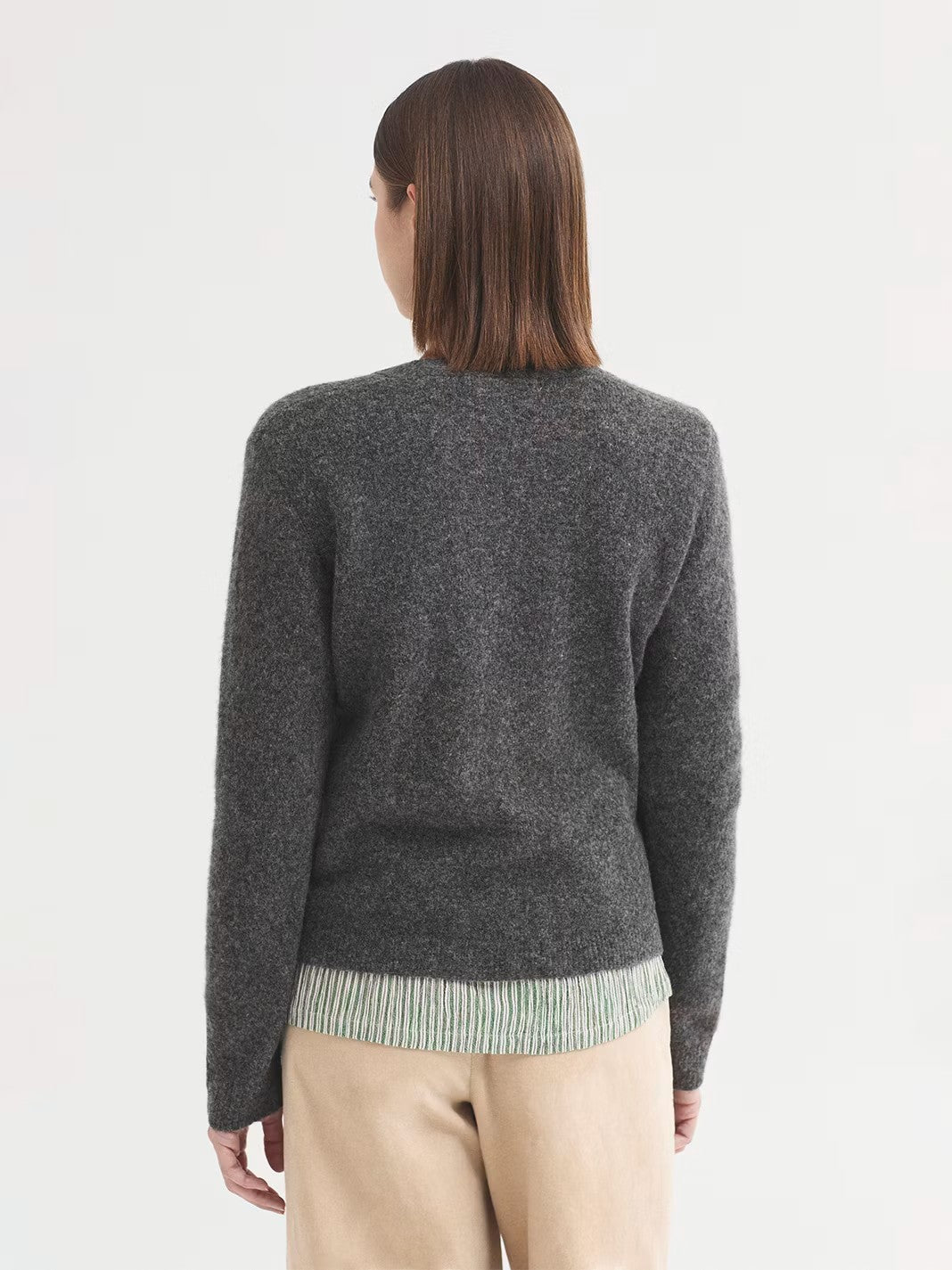 Bird cardigan Grey