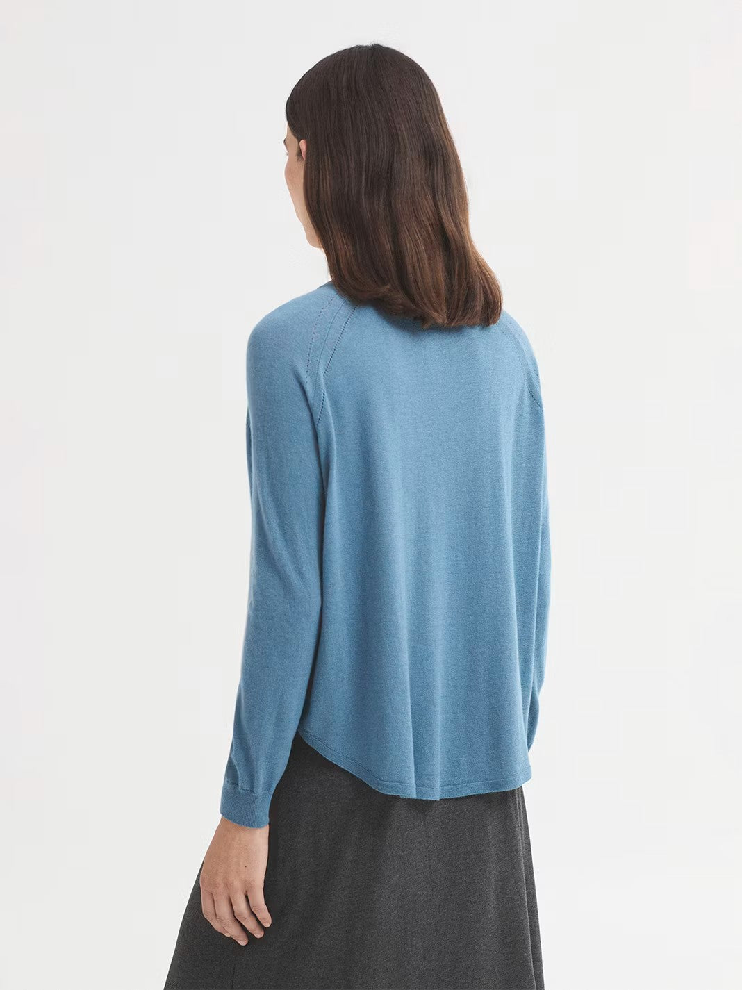 Flared cardigan Light Blue