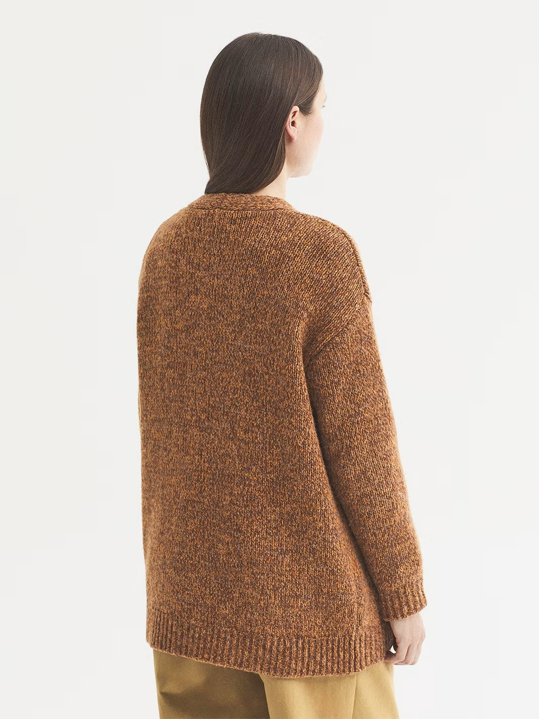 Open front cardigan Ochre