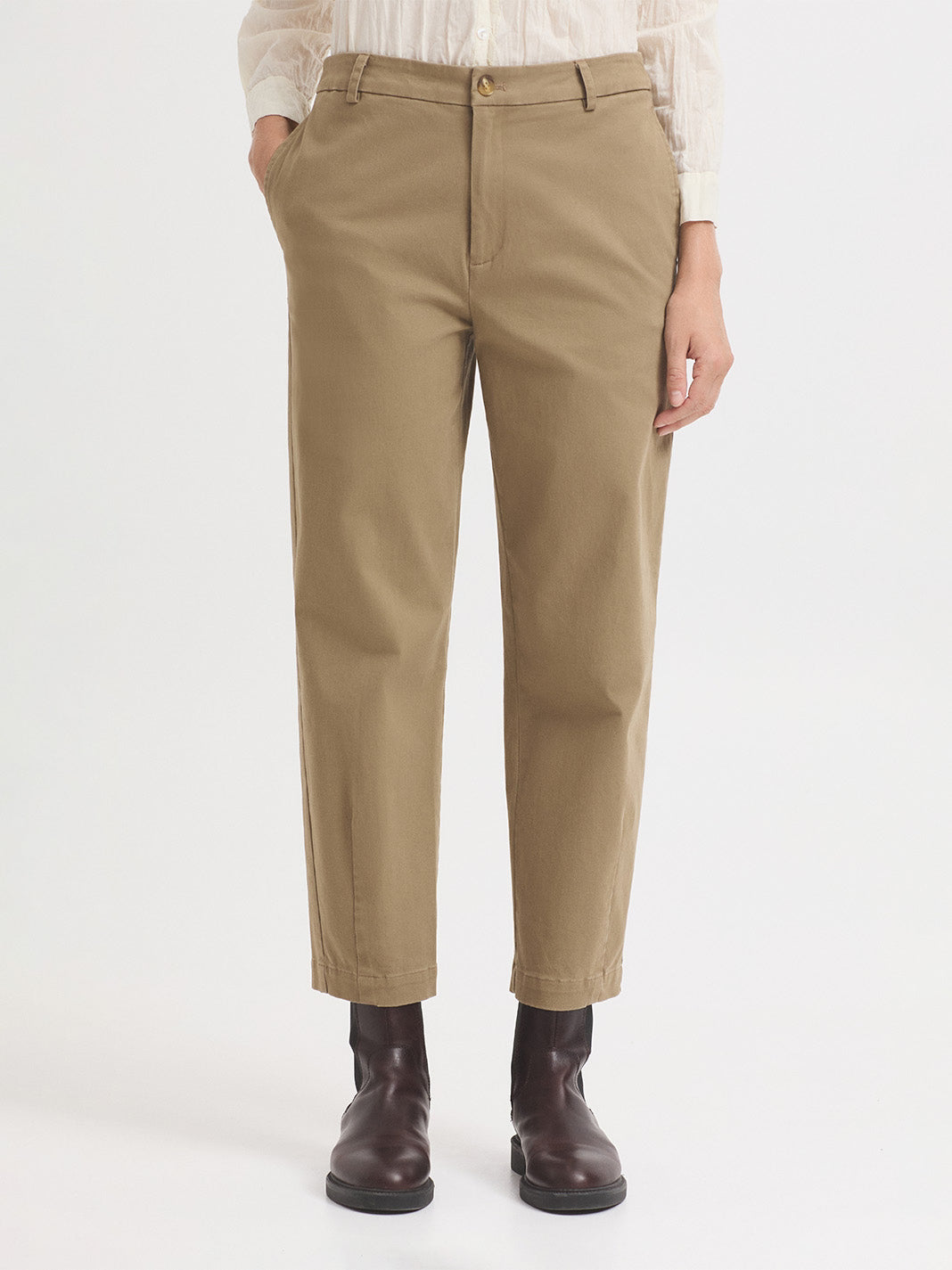 Chino trousers stone