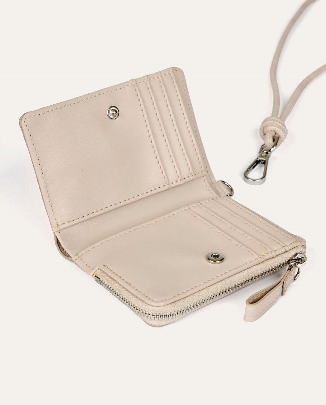 Wallet with strap Light Grey