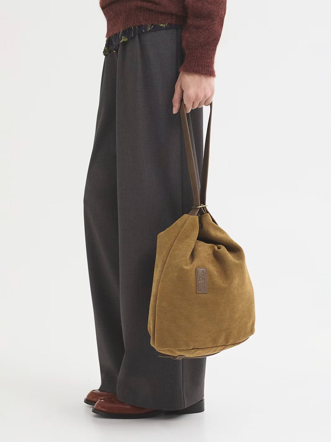 Corduroy bag Olive