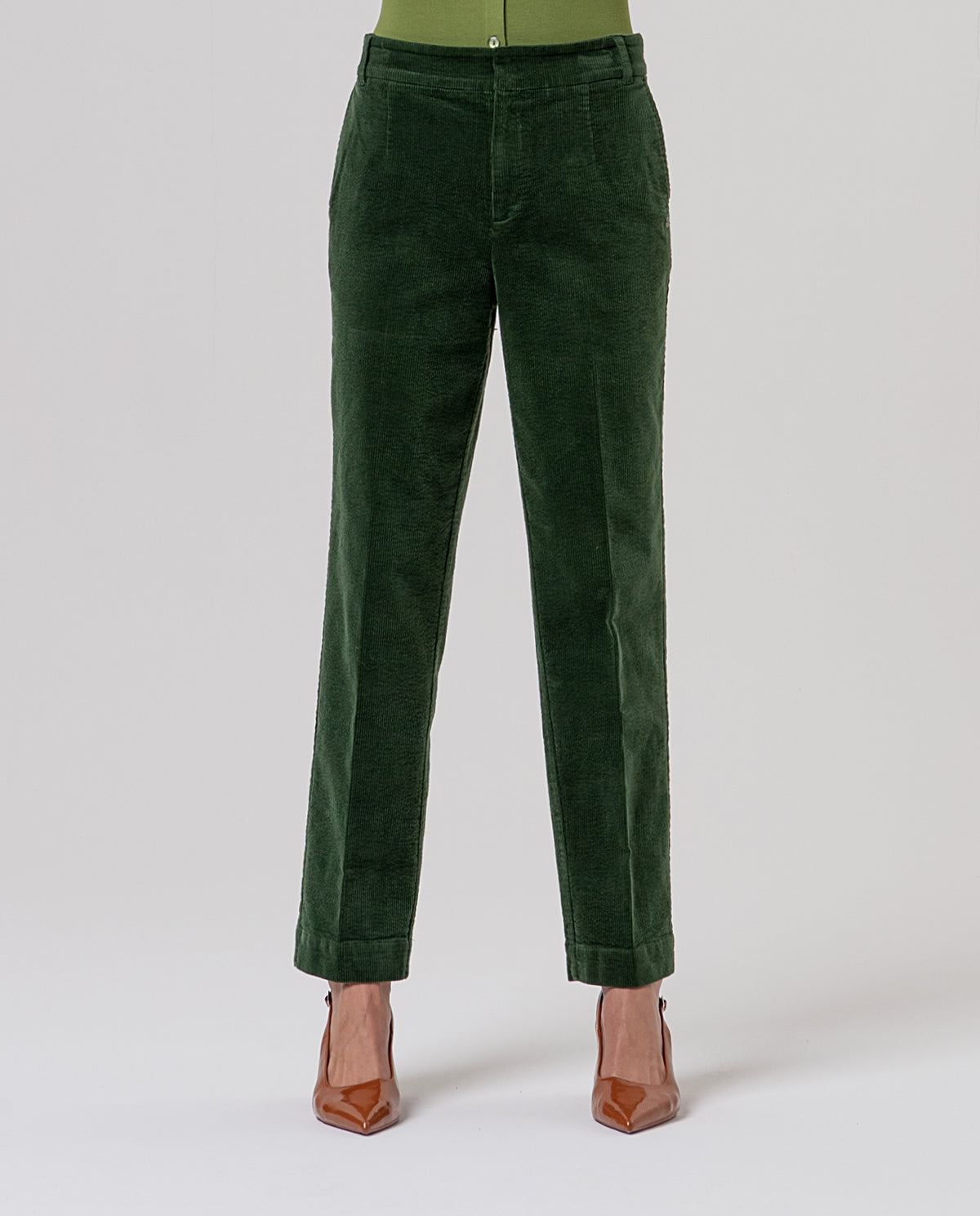 Chino corduroy trousers Khaki