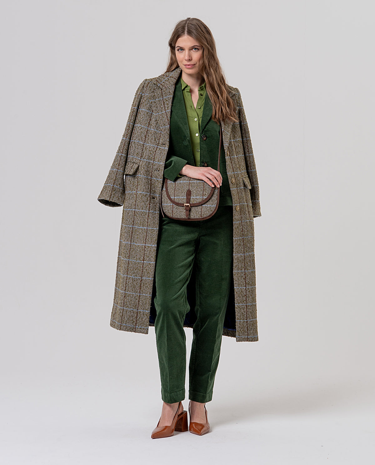 Chino corduroy trousers Khaki