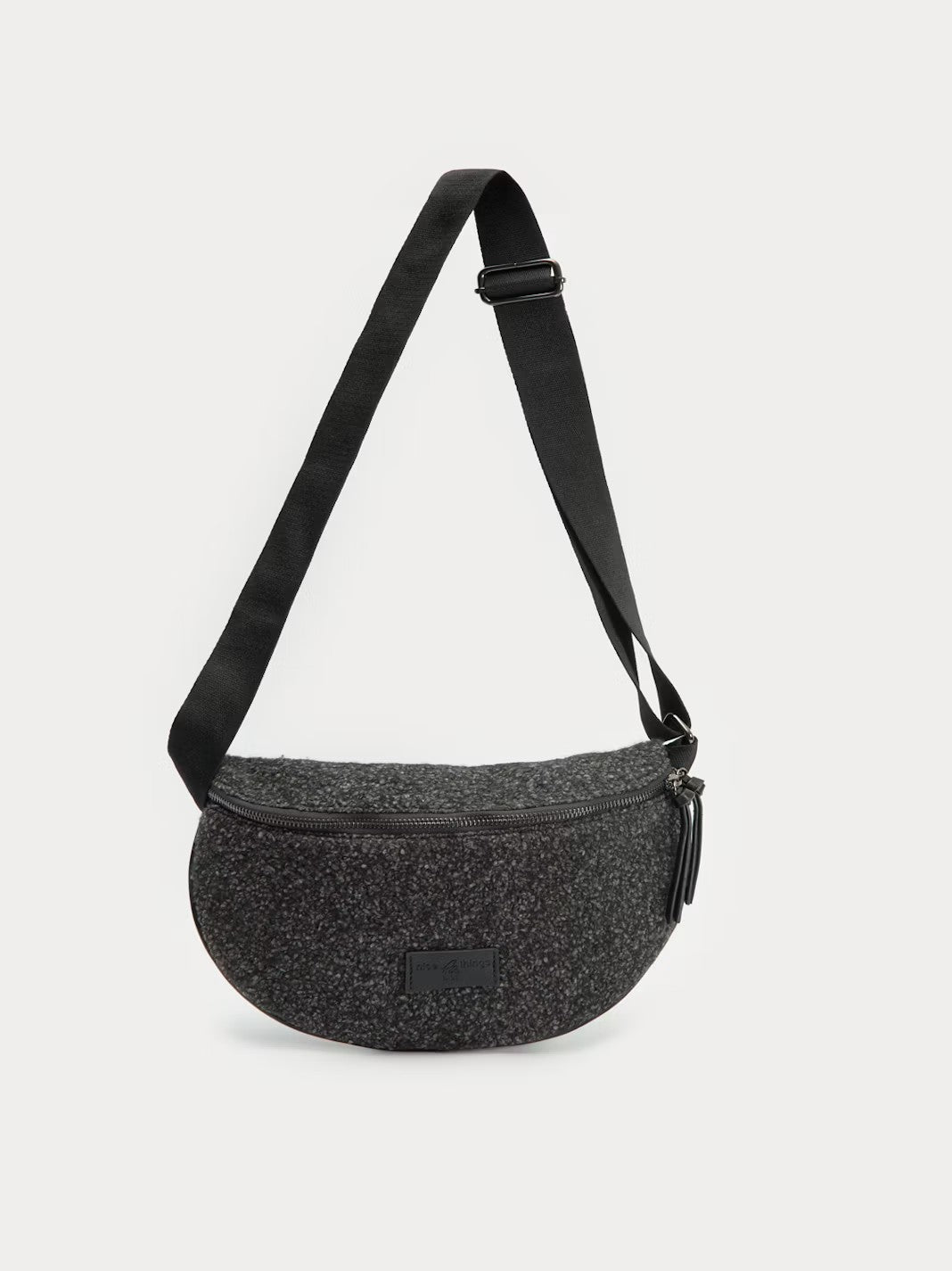 Crossbody boucle bag Grey