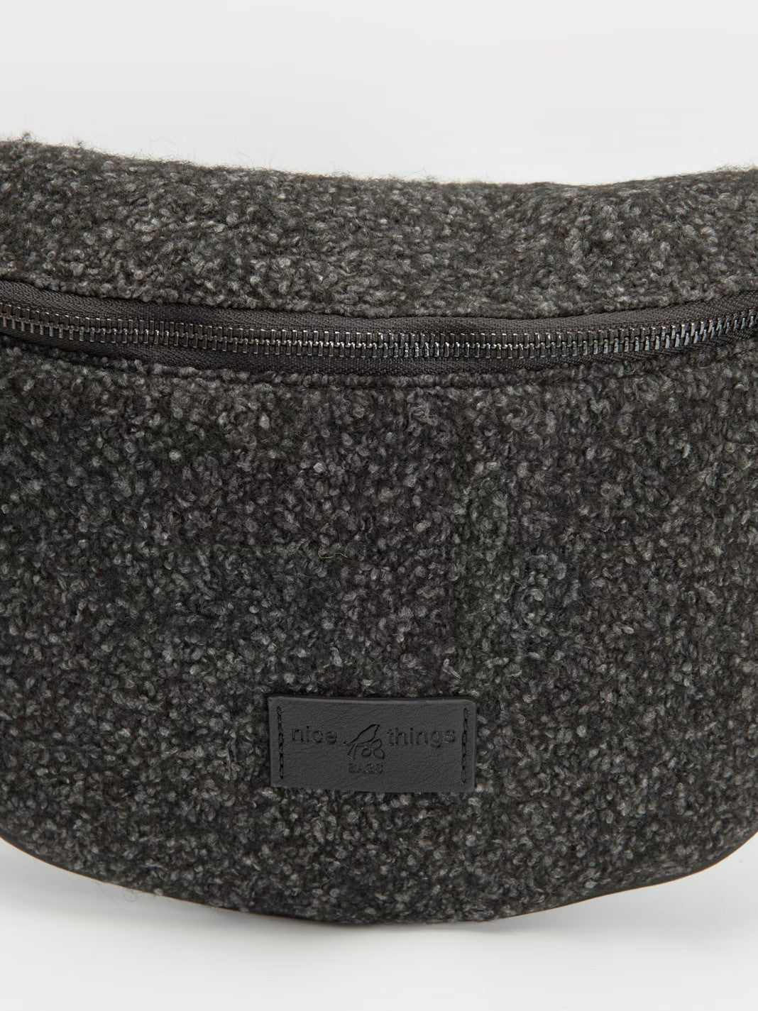 Crossbody boucle bag Grey