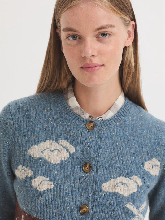 Dutch landscape cardigan