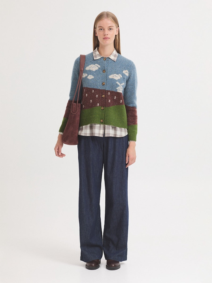 Dutch landscape cardigan
