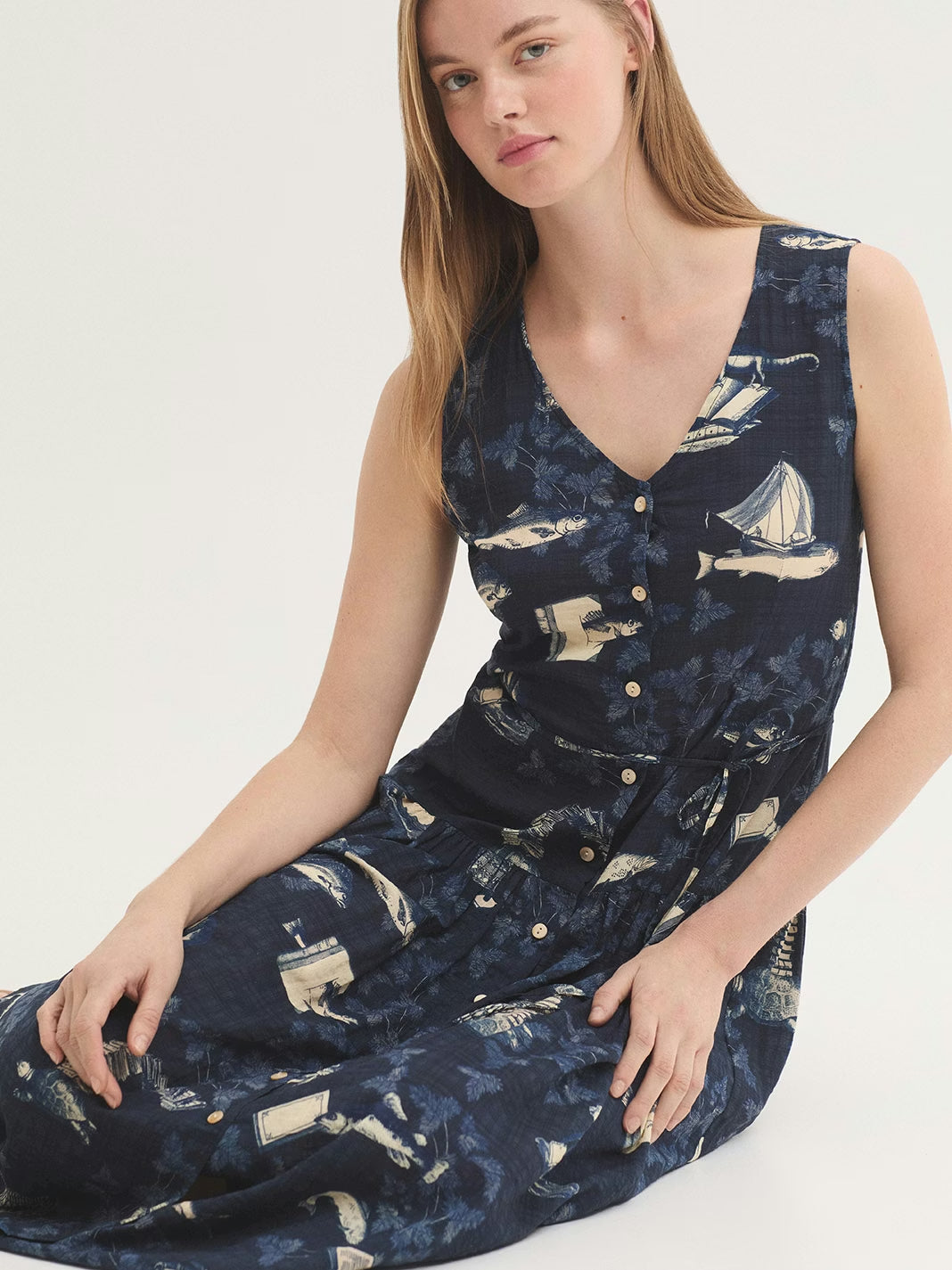 Midsummer Books dress Navy