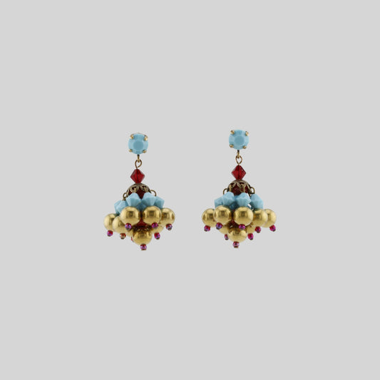 Earrings ethnic Turquoise