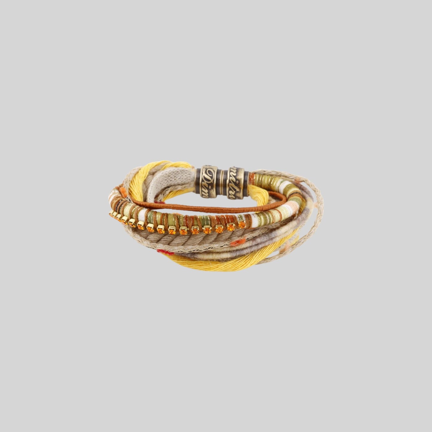 Bracelet fabric Yellow