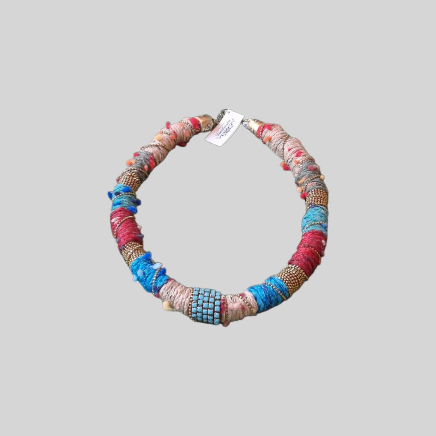 Neclace ethnic Blue