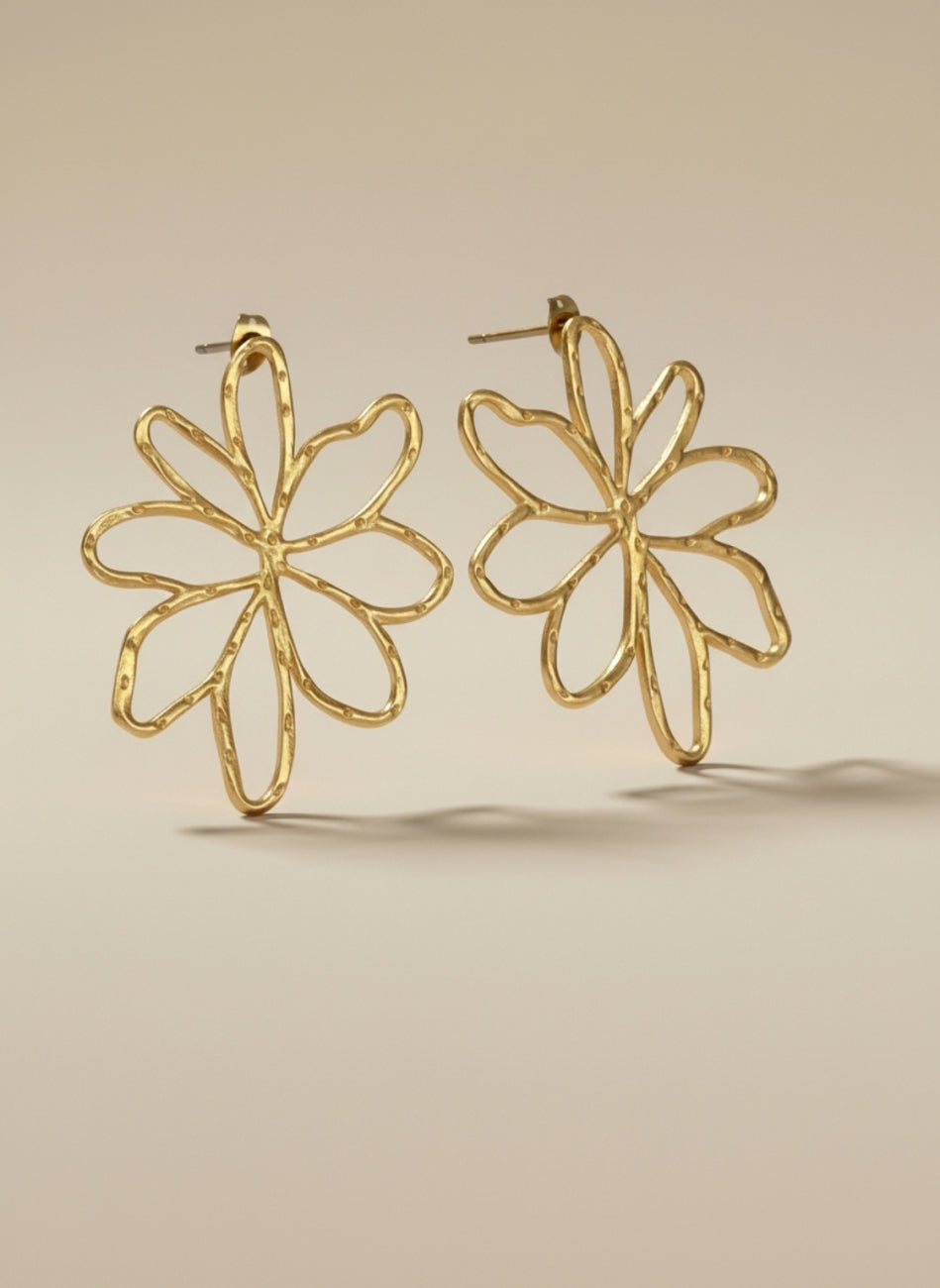 Flower earrings