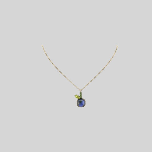 Necklace "apple" Blue