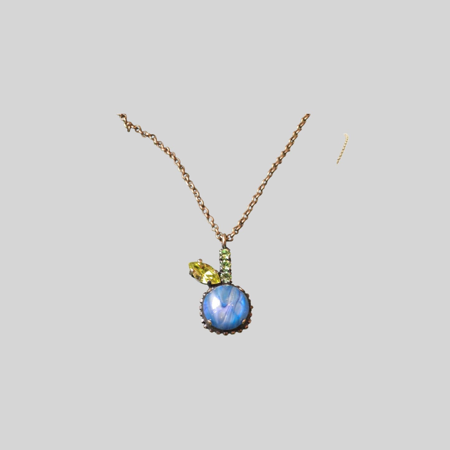 Necklace "apple" Blue