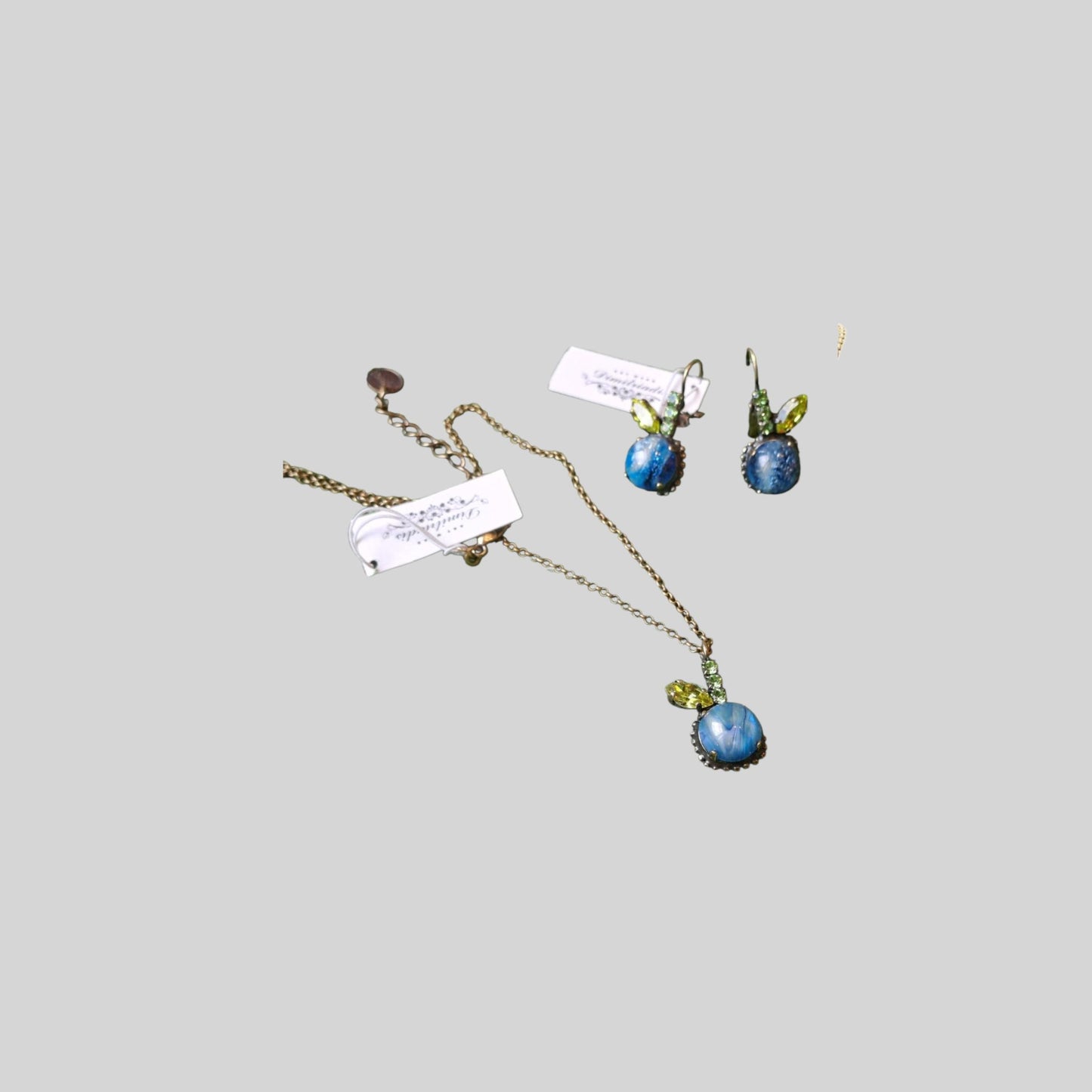 Necklace "apple" Blue