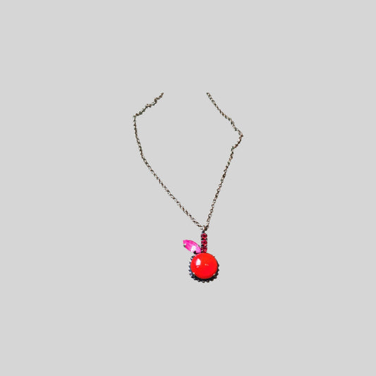 Necklace "apple" Dark Orange