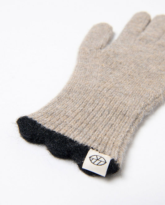 Gloves with contrasting detail Light Grey
