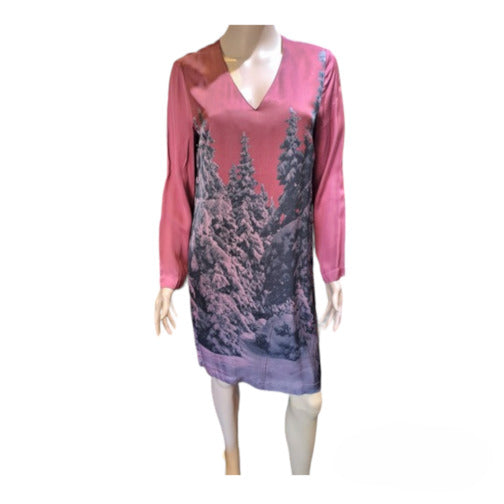 Alpine Valley digital print dress